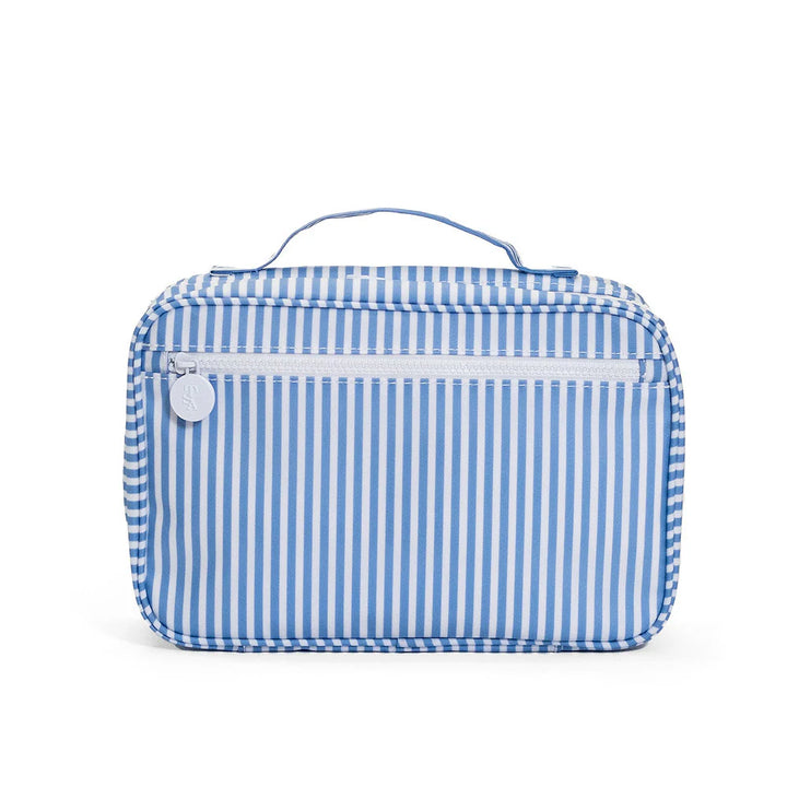 TRVL Pimlico Chambray Stripe Bundle Up2 Hanging Toiletry Bag