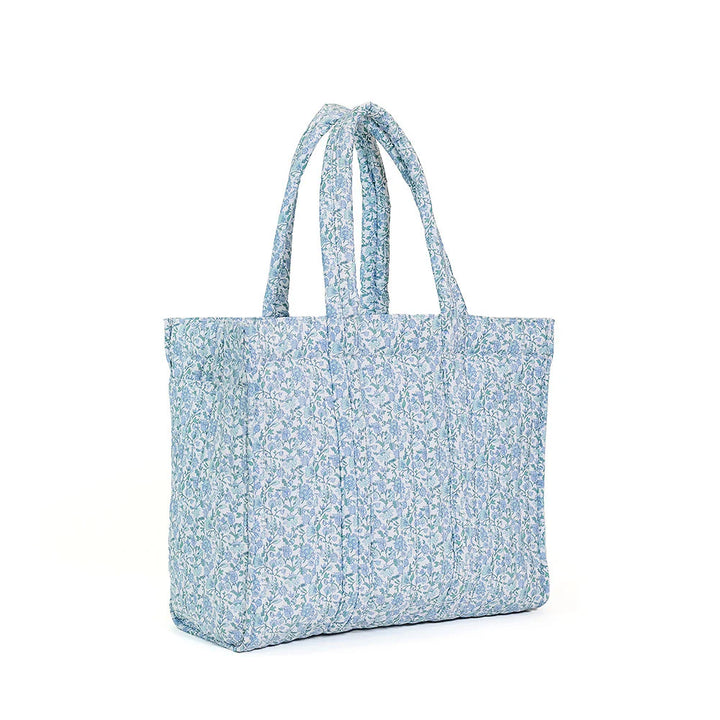 Quilted Go Go Tote- Hamptons Floral