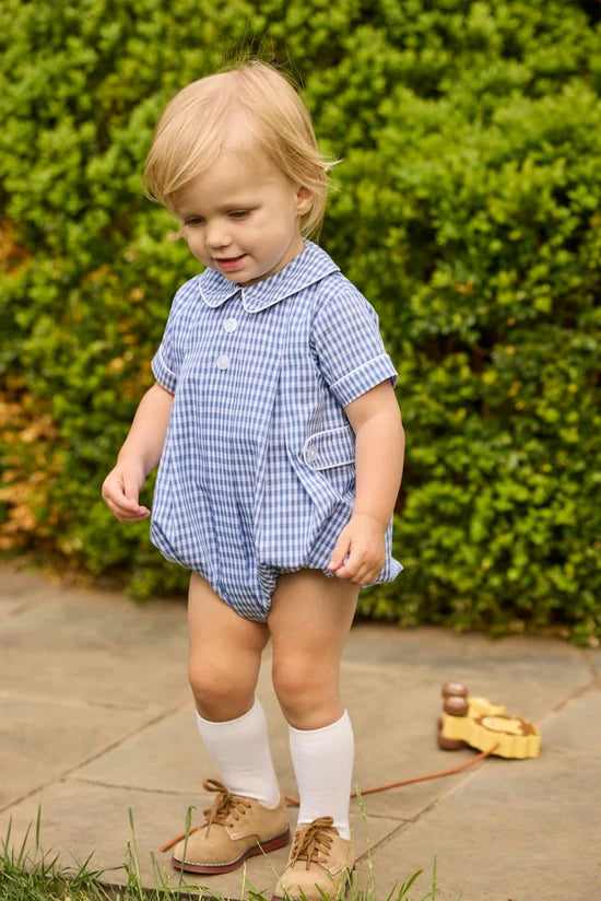 Davant Bubble- Gray Blue Gingham