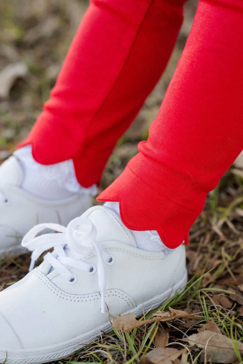 Girls Scallop Legging / Sweatshirt Set- Full Bloom