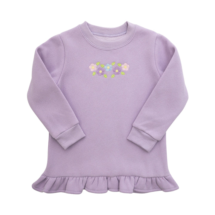 Flower Ruffle Pullover