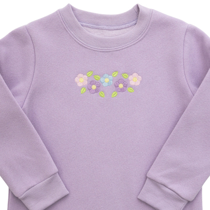 Flower Ruffle Pullover