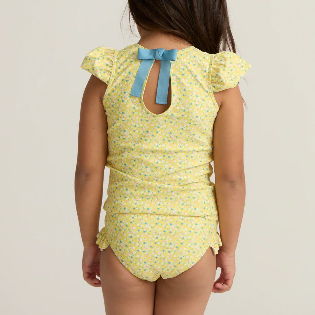 Petite Fleur Cap Sleeve Rashguard Set
