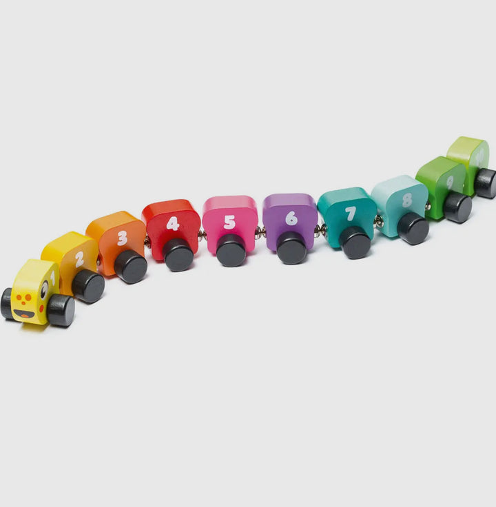 Wooden Rainbow Catepillar