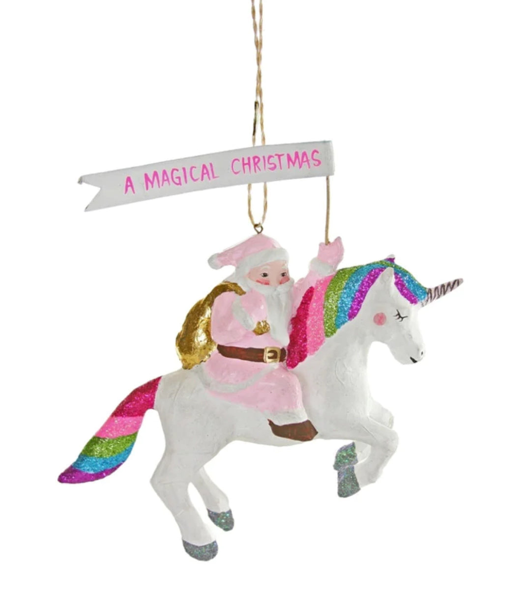 Magical Fantastical unicorn ornament