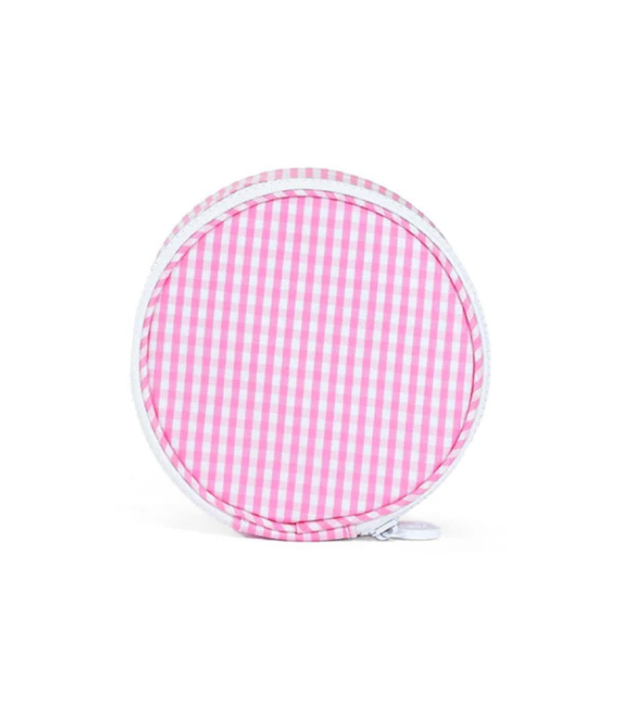 Roundup Jewel Case- Pink Gingham