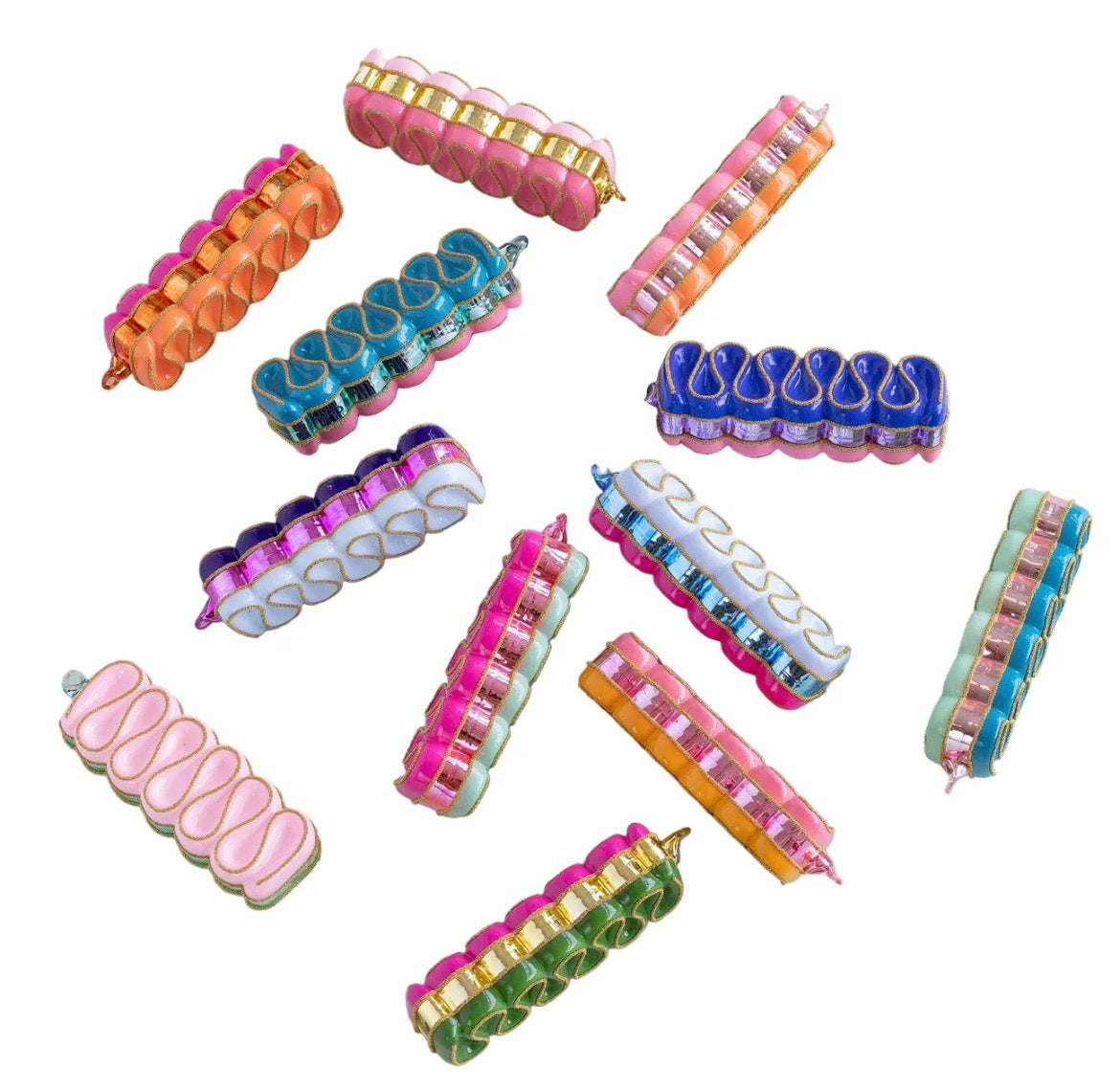 Glitterville Ribbon Candy Ornament - Thumbnail 4