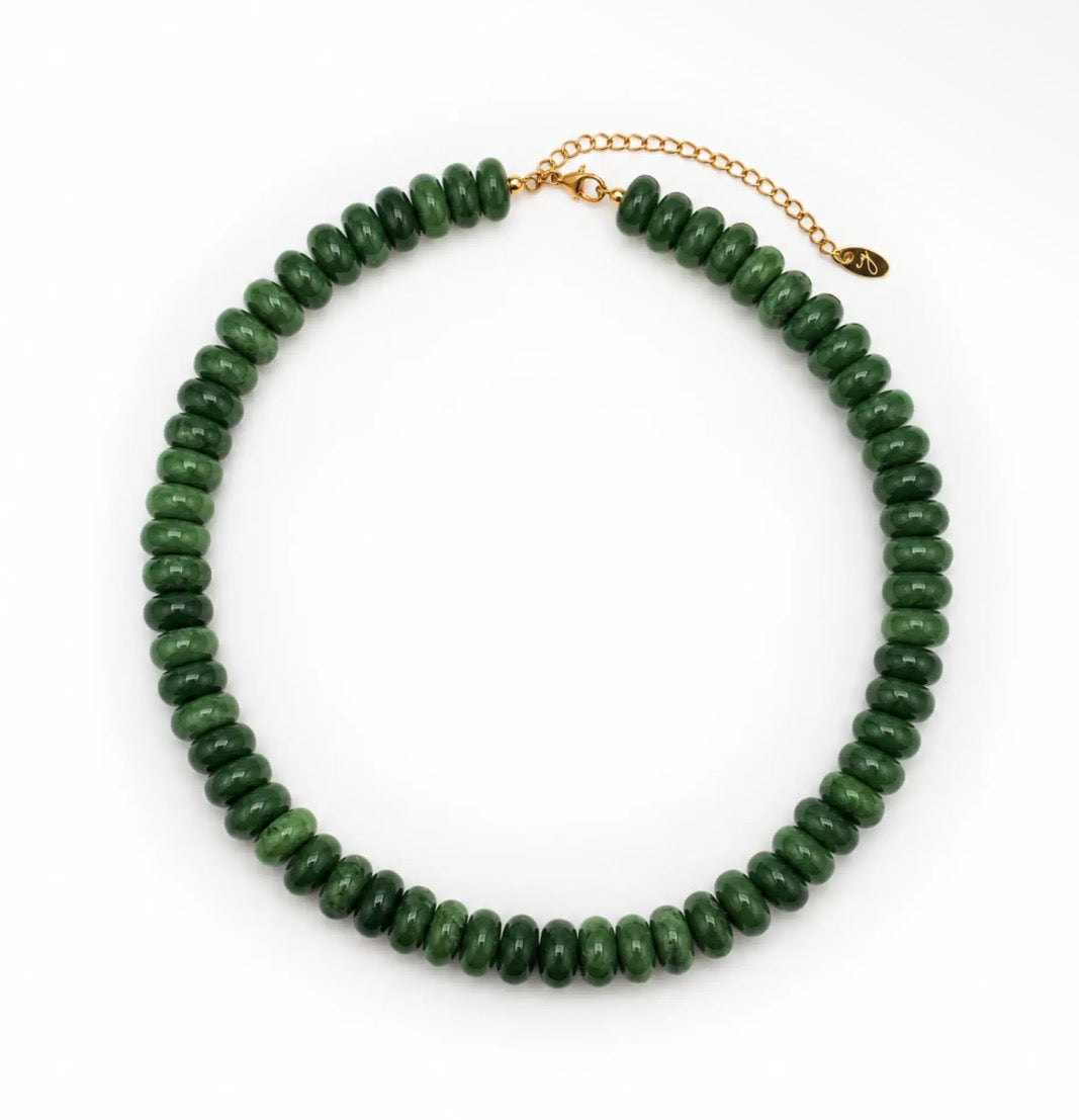 Statement Necklace- Emerald Green