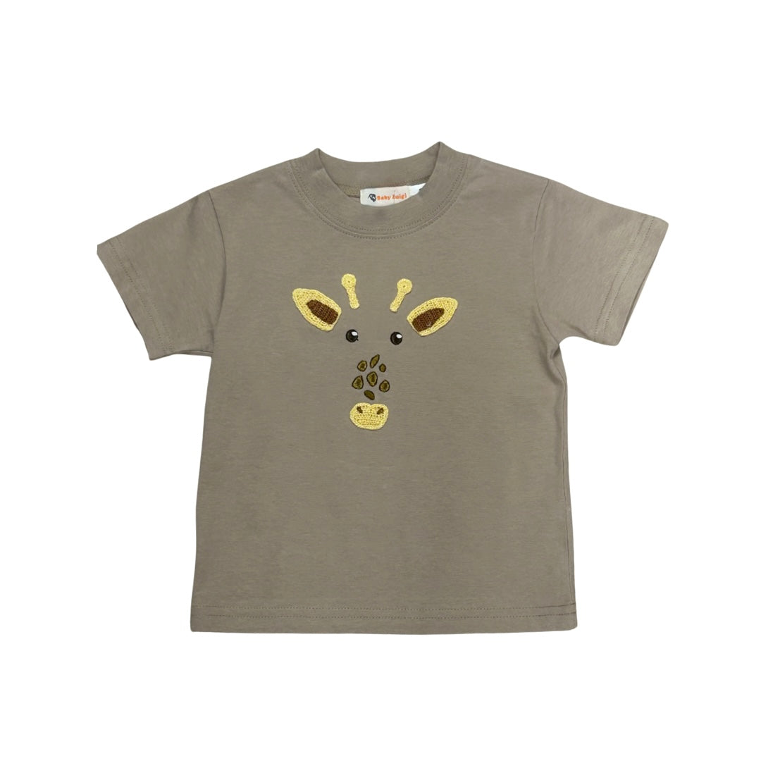 Short Sleeve Tee- Giraffe Face