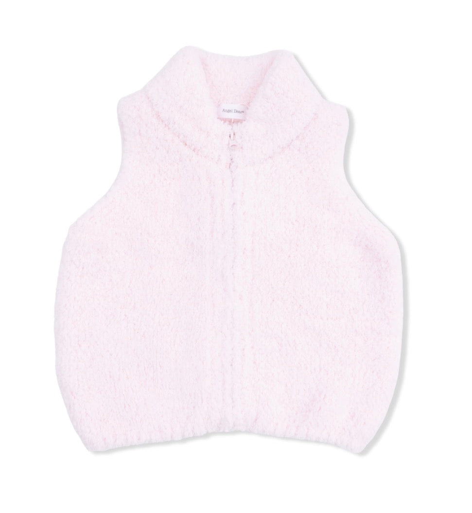Pink Chenile Vest