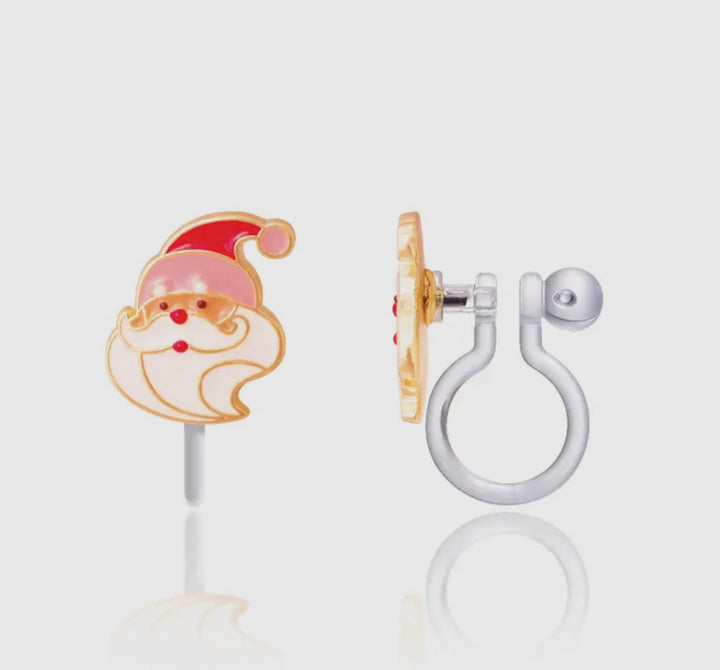 Clip On Christmas Earrings