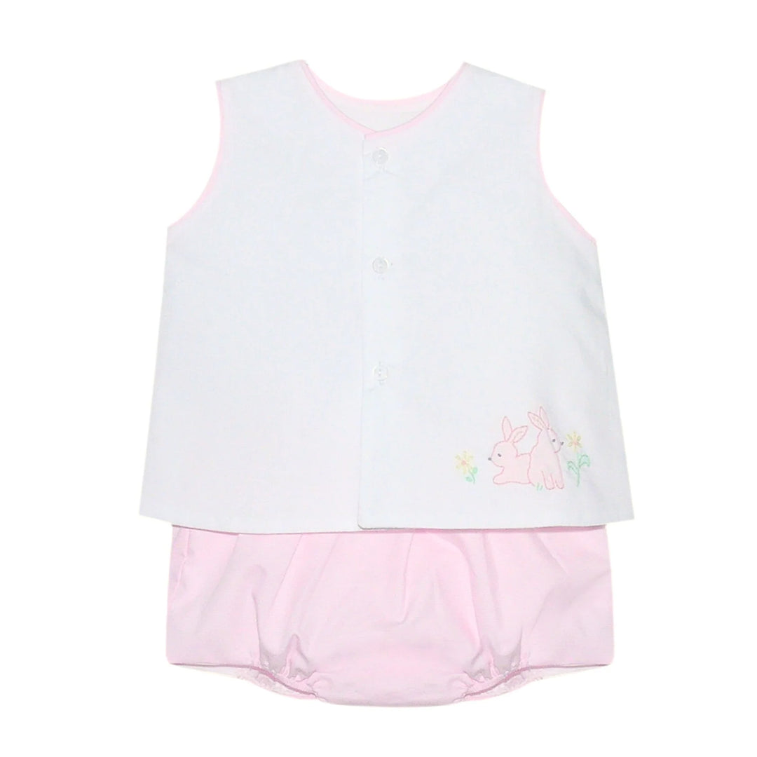 Bunny Diaper Set- Pink