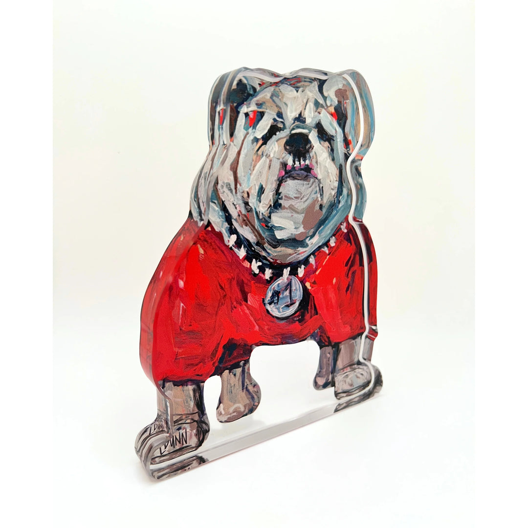Acrylic Georgia Bulldog