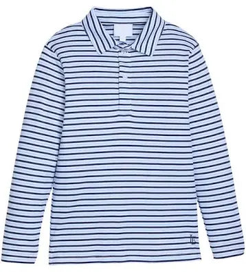 Long Sleeve Polo- Winslow Stripe