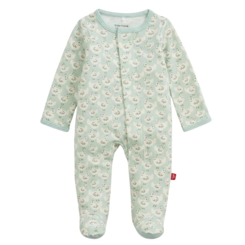 Magnetic Me - Green Chicken Organic Footie