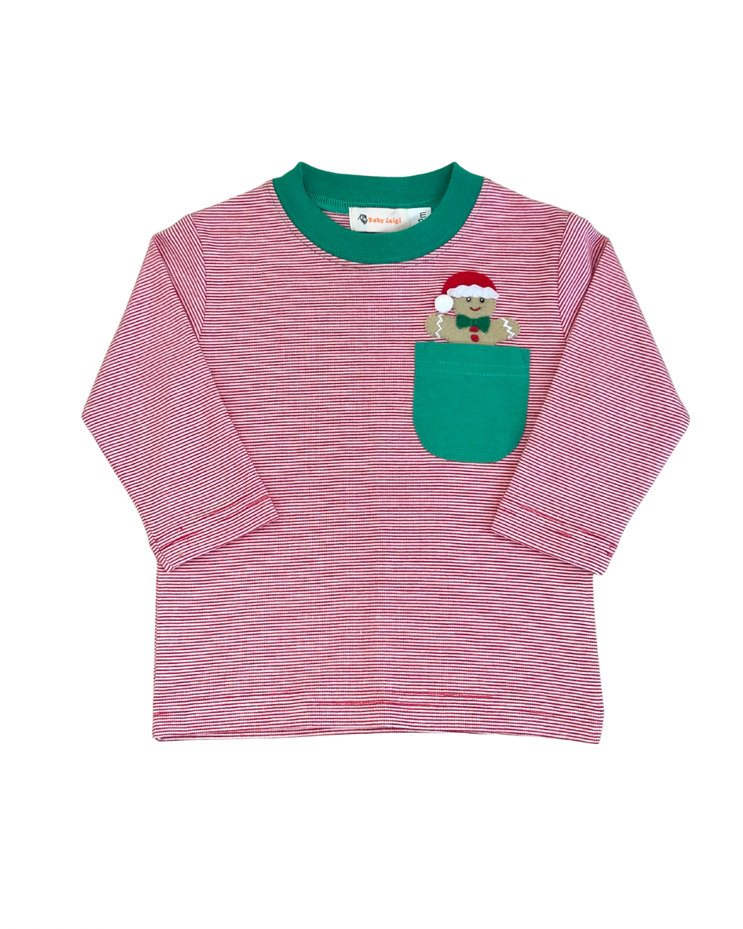 Pocket Tee- Gingerbread Man