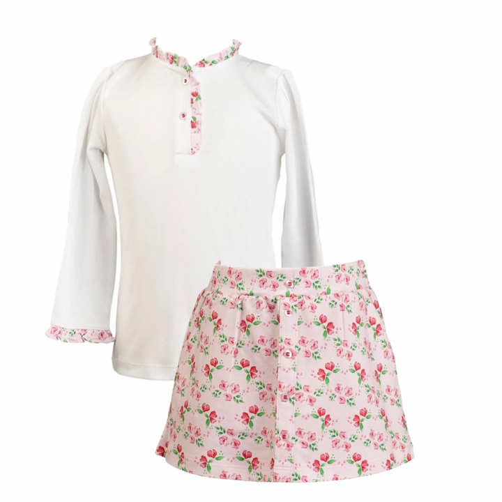 Zinnia Scallop Skort Set