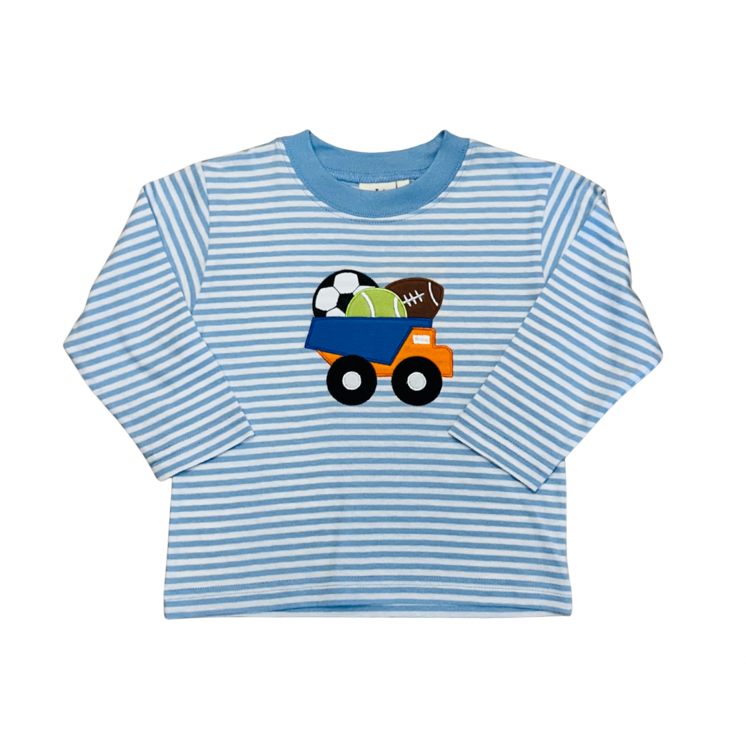 Long Sleeve Tee- Sports Dump Truck