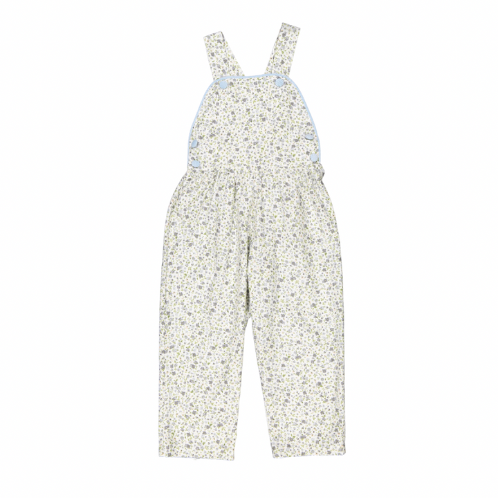 Blue Snowflowers Overalls Longall