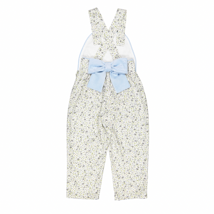 Blue Snowflowers Overalls Longall