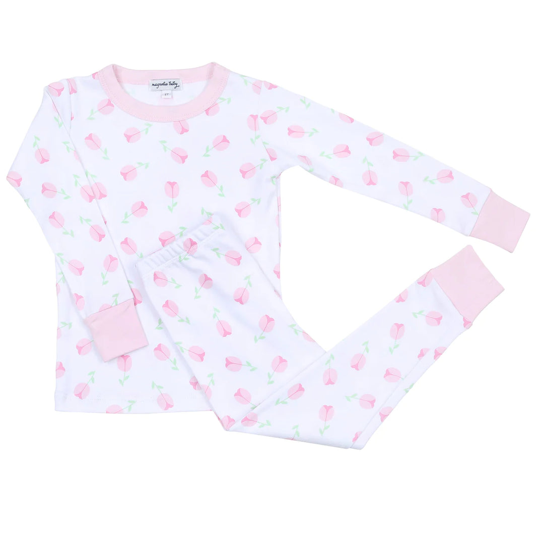Tessa’s Classic Pink Long Pajamas