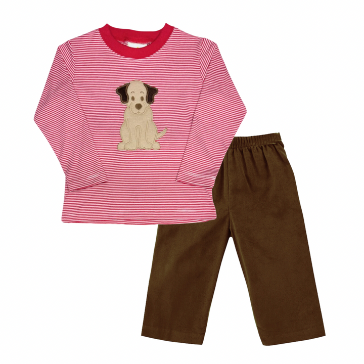 Red Stripe Knit Set- Lab