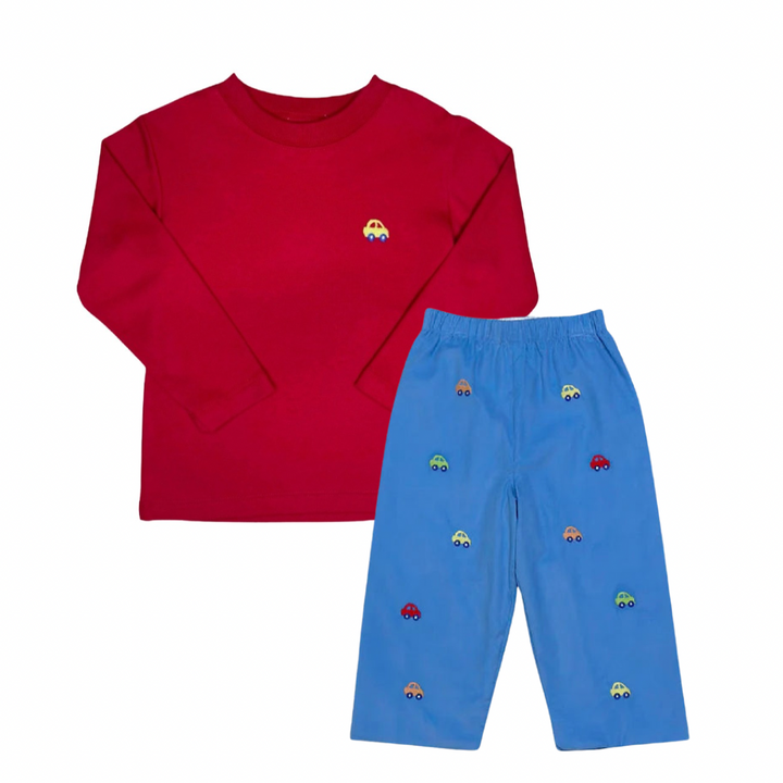Leo Pant Set- Cars