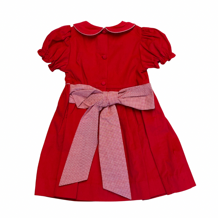 Red Windsor Bow Back Dress