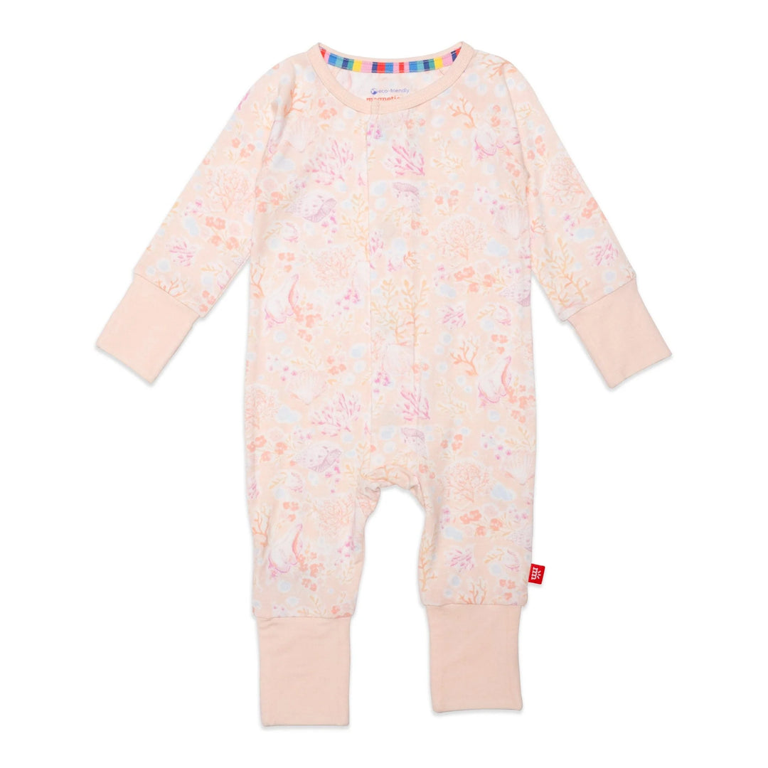 Magnetic Me - Coral Floral Coverall