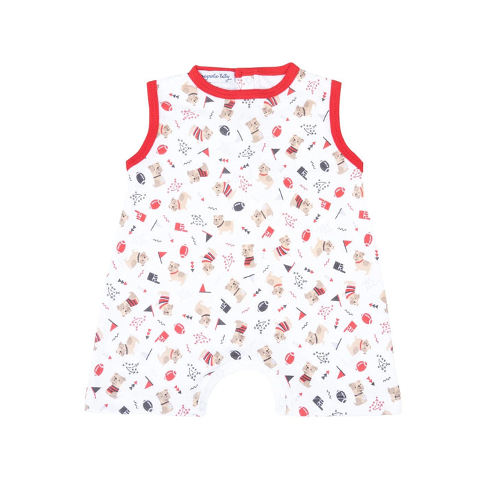 Bulldog Football Printed Playsuit