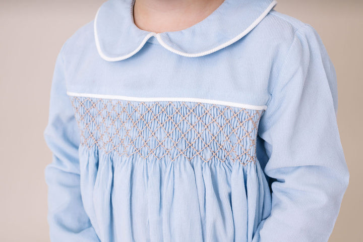 Windosr Bubble- Princeton Blue Corduroy