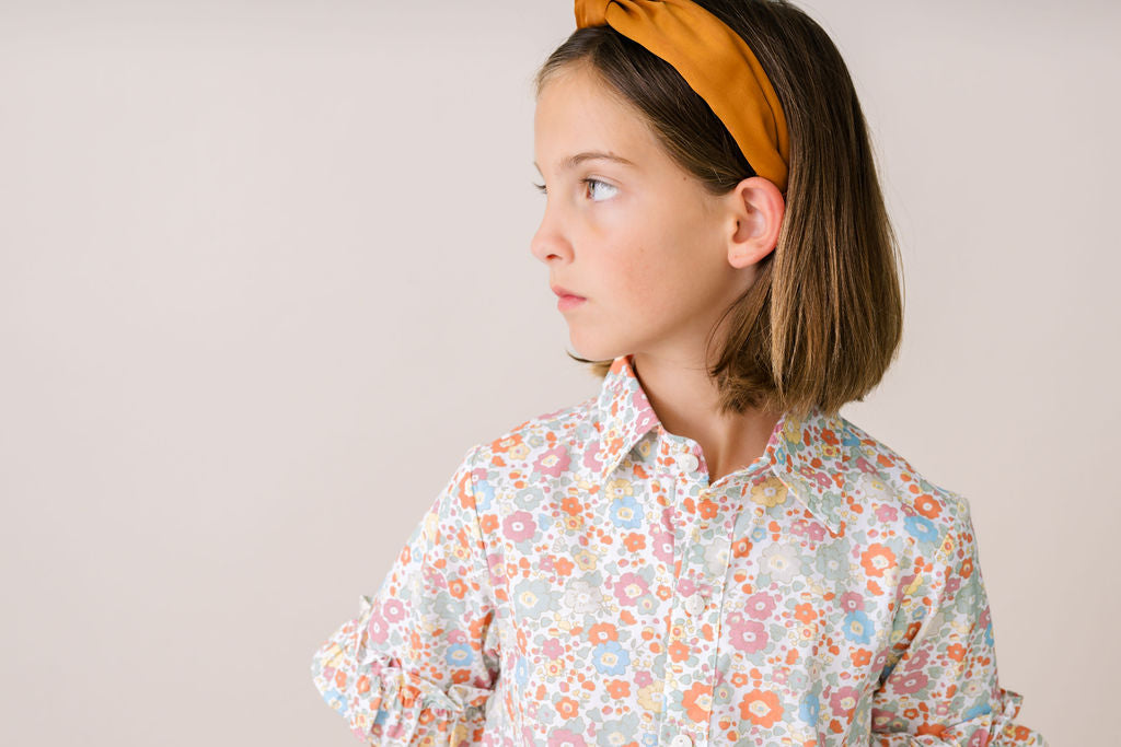 Darcy Dropwaist Dress- Whimsy Blooms