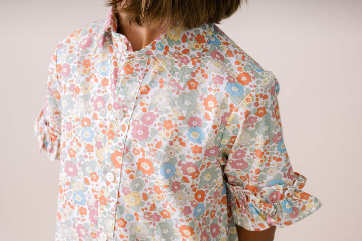 Darcy Dropwaist Dress- Whimsy Blooms