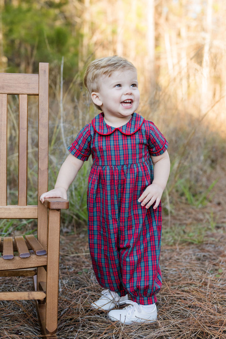 PRE ORDER James Long Bubble, Red Christmas Plaid