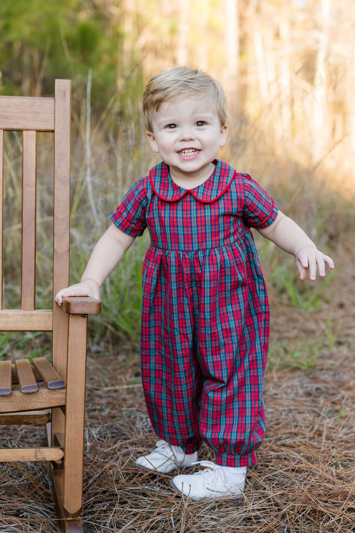 PRE ORDER James Long Bubble, Red Christmas Plaid