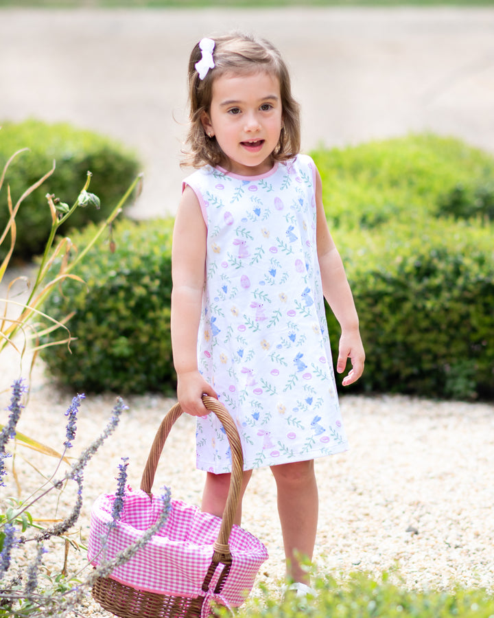 Easter Bunny Floral Play Dress