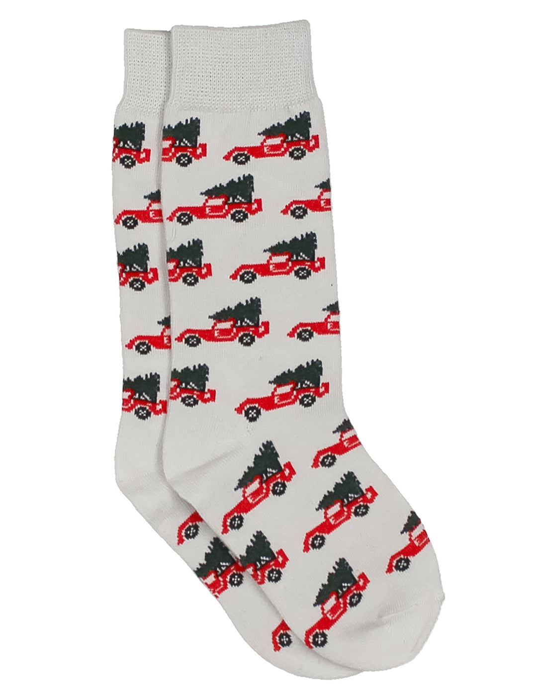Boys Lucky Duck Sock- Christmas Truck