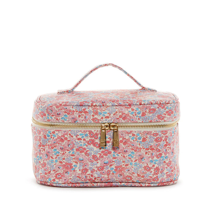 Luxe Marseille Saffiano Cosmetic Train Case