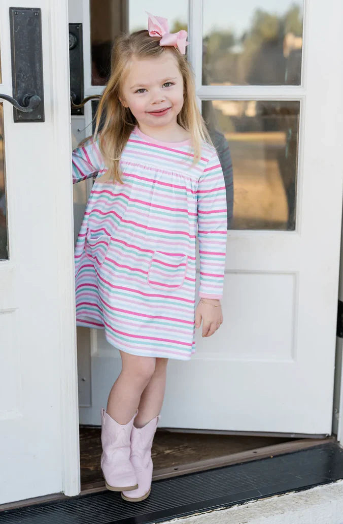 Lennon Dress- Stripe