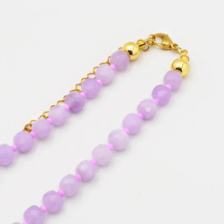 Lilac Gemstone Necklace