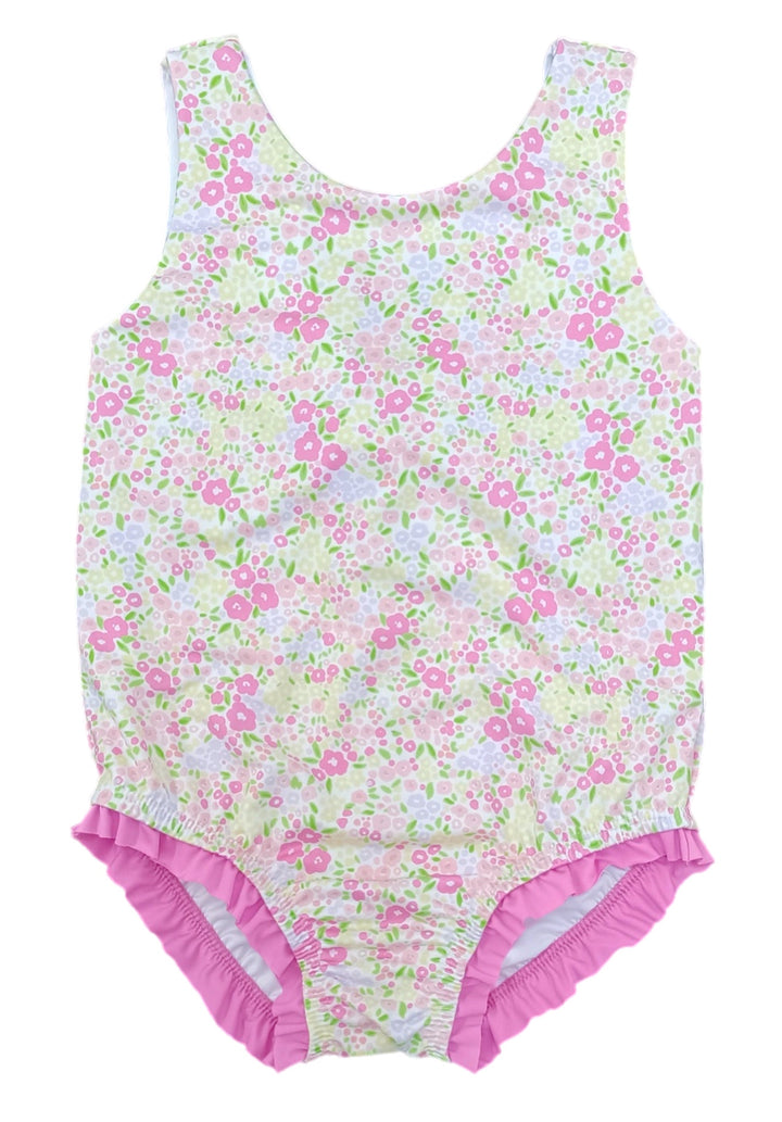 Lottie Swim Suit- Fuschia Floral