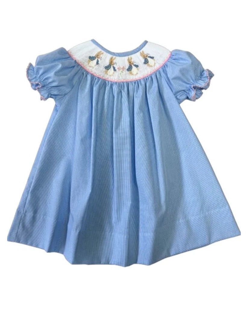 smocked easter dresses Peter Rabbit Smocked Bishop Dress 2
