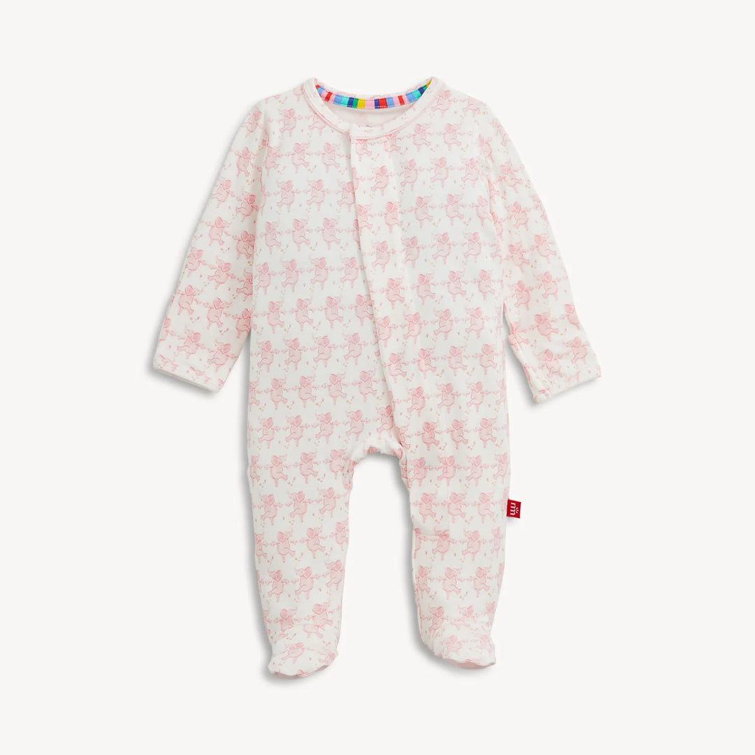 Magnetic Me Footie- Pink Trunkettes