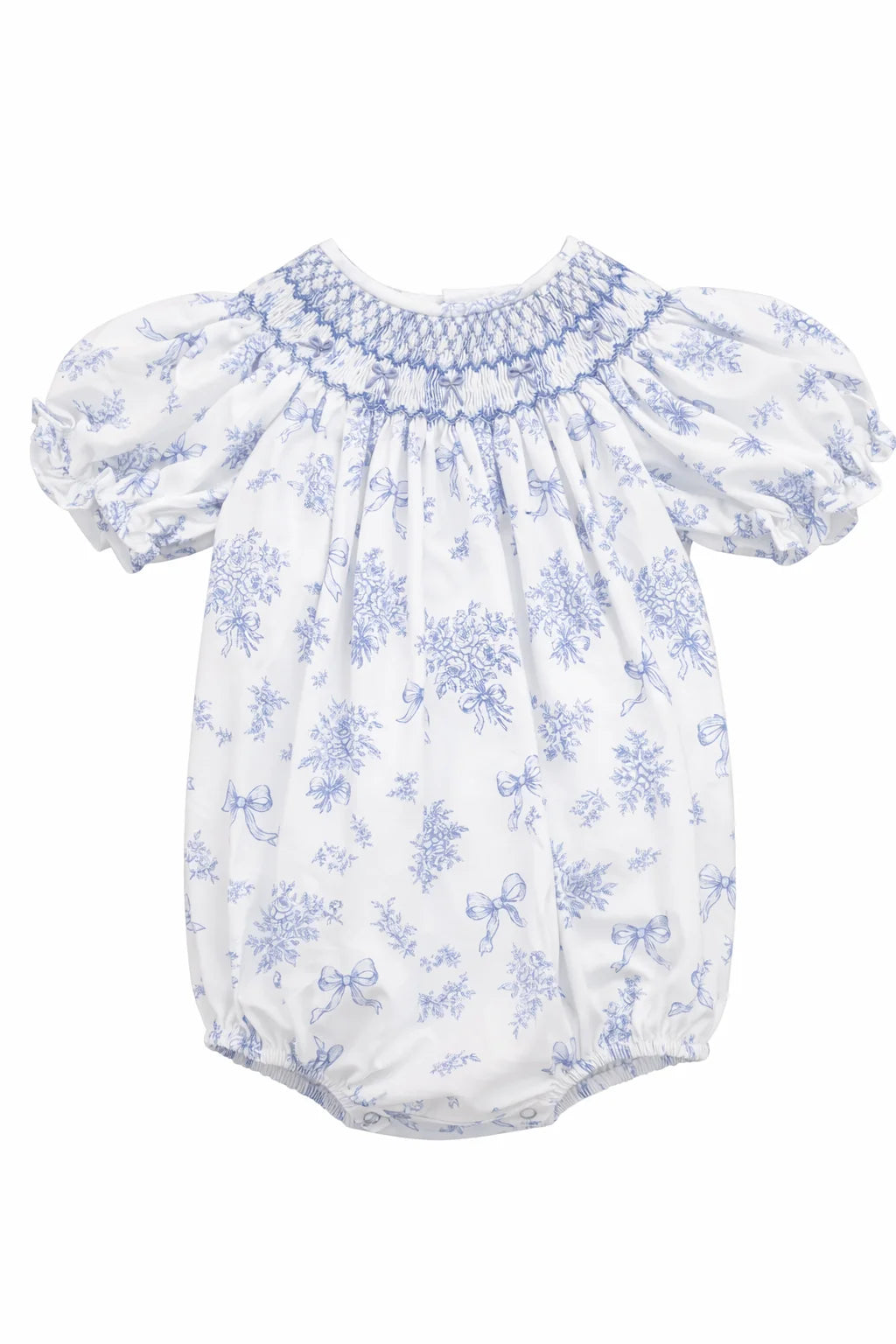 Evelyn Blue Floral Bubble