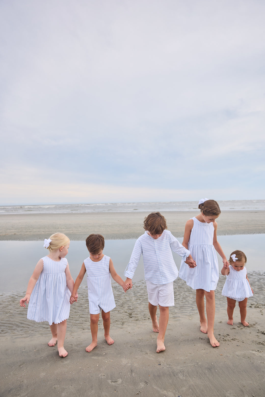 Bow Back Annie Dress- Savannah Stripe