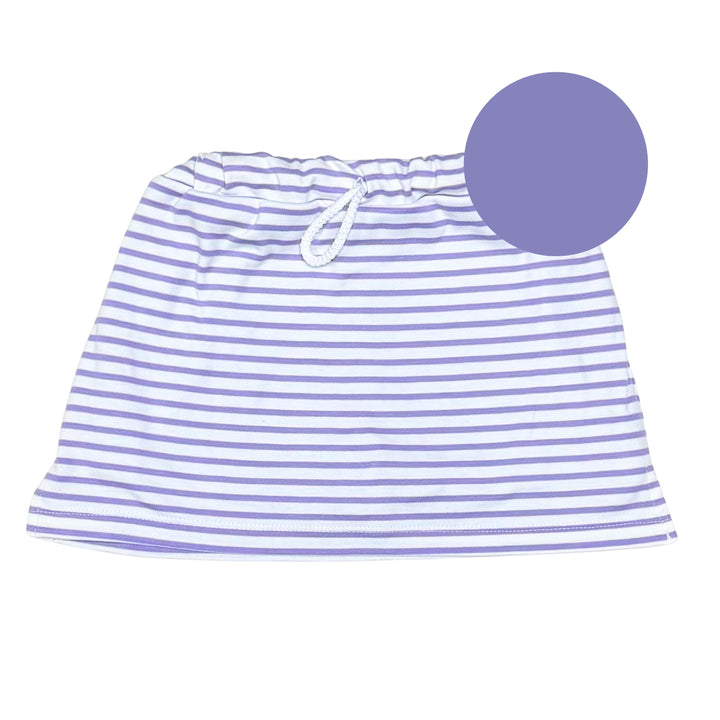 Miley Skort Set- Lavender Stripe