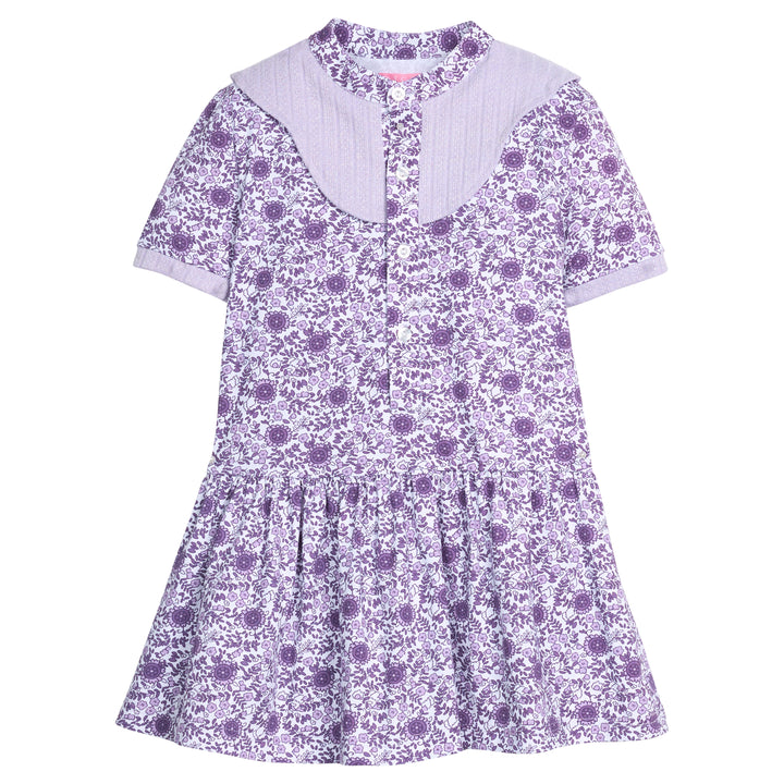 Molly Dress- Lavender Vine Floral