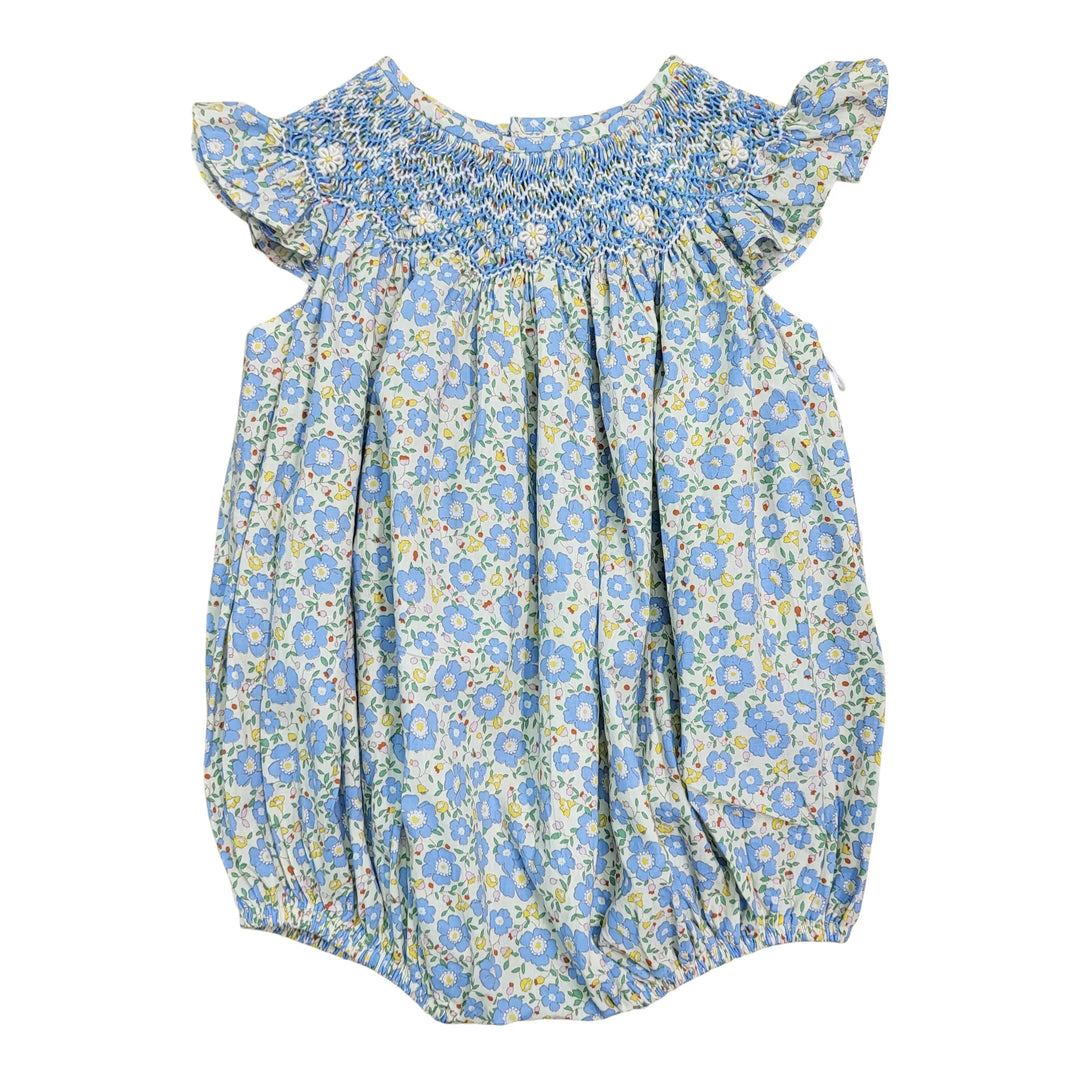 Becca Blue/Yellow Smocked Bubble