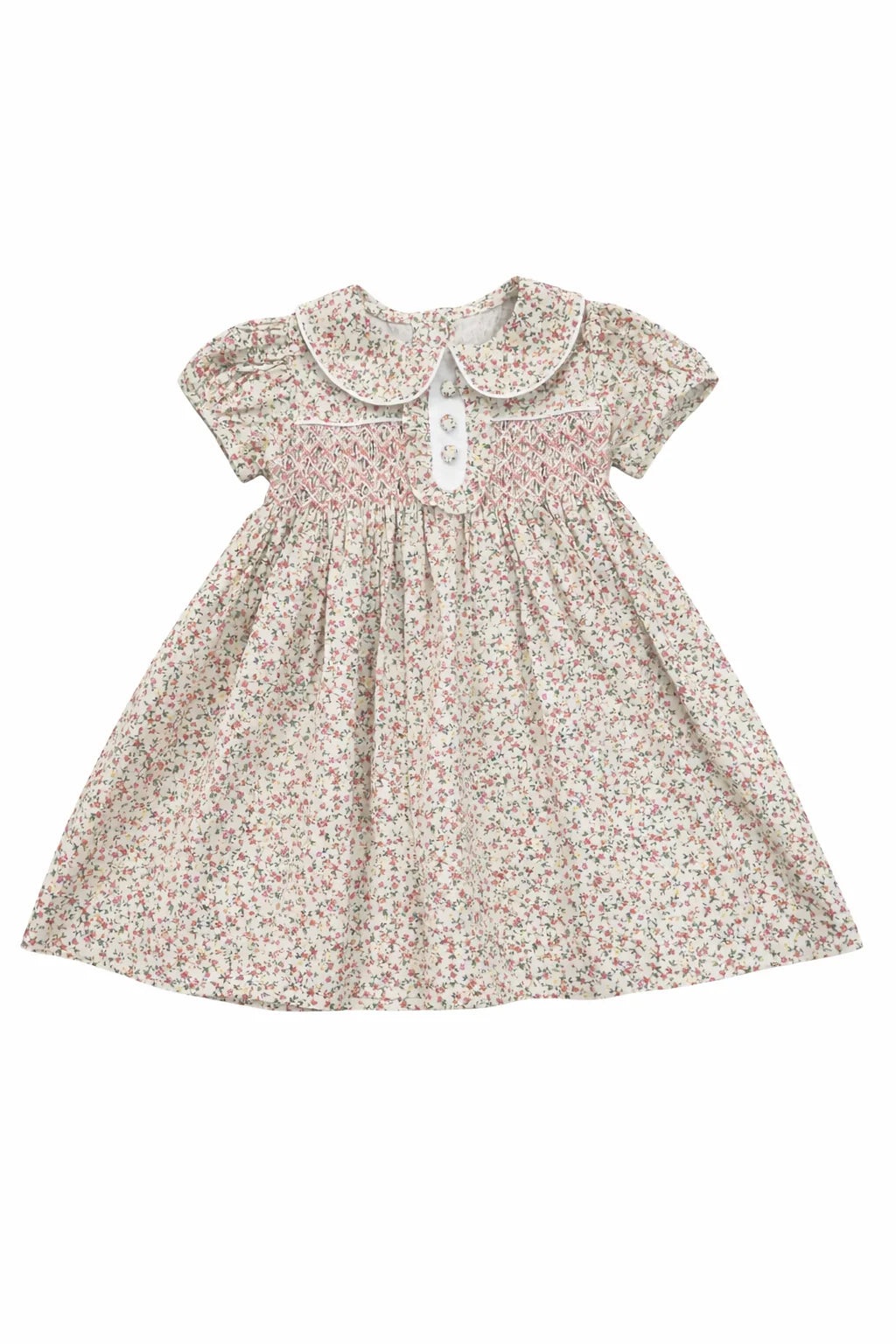 Samantha Floral Smocked Dress