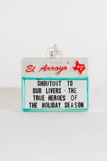 El Arroyo Ornament- Holiday Heroes
